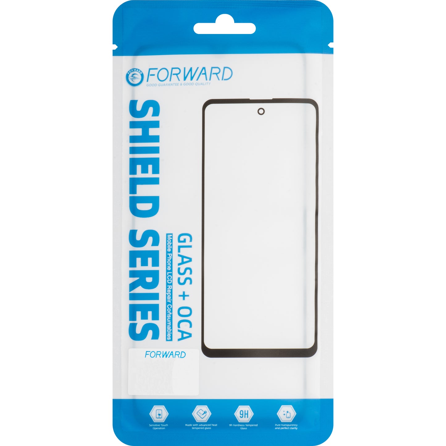 Screen Glass + OCA Forward Shield for Samsung Galaxy S23+ S916, Black