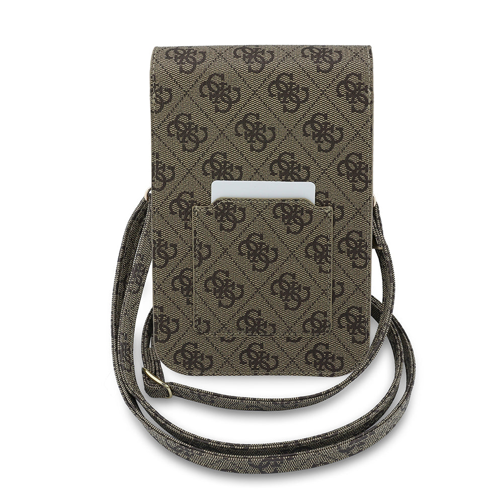 Sac Universel pour Téléphone, Guess, Fliptok Triangle 4G, Marron