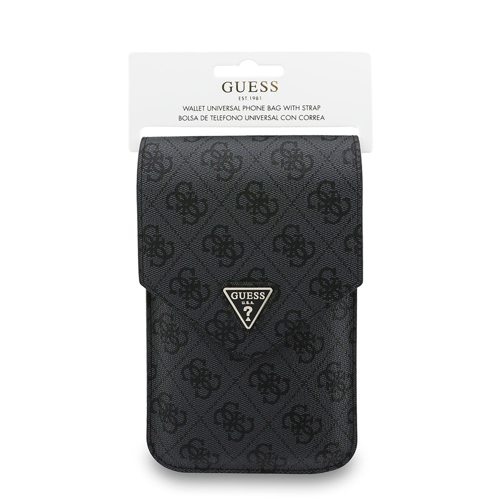 Sac Universel pour Téléphone, Guess, Fliptok Triangle 4G, Noir