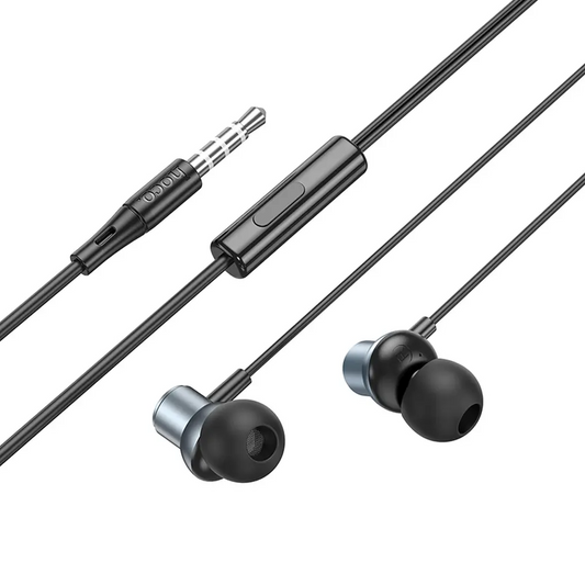 Kit mains libres 3,5 mm HOCO M110, Gris