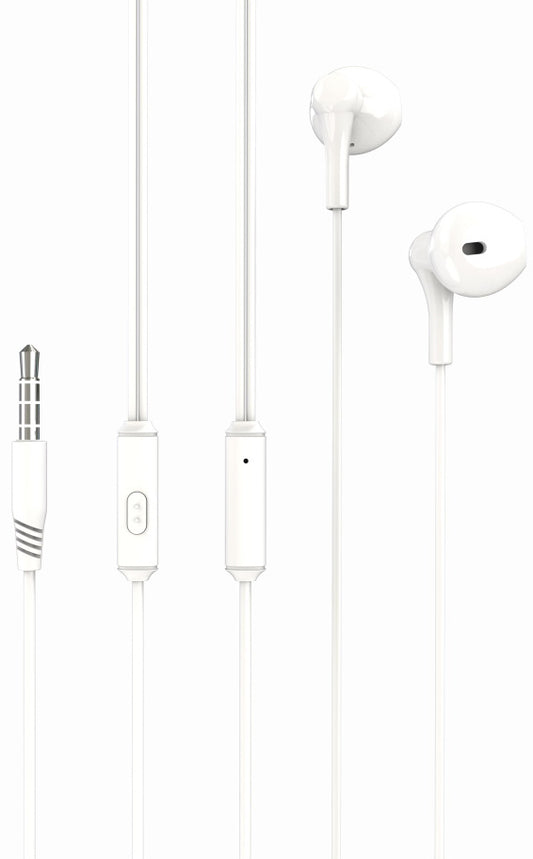 Handsfree 3.5mm XO Design EP39, Blanc