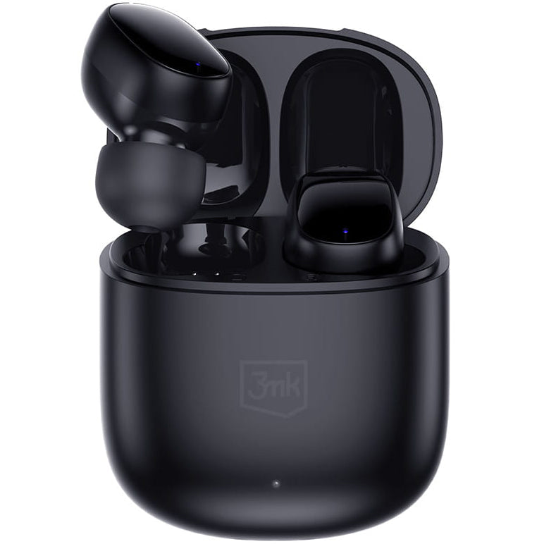 Écouteurs Bluetooth sans fil 3MK FlowBuds, TWS, Noir
