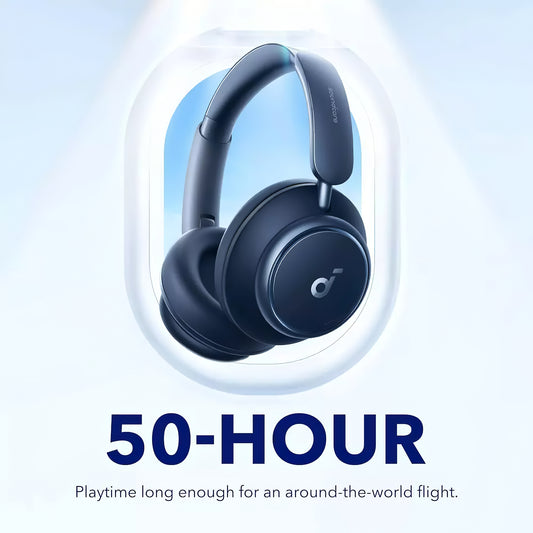 Anker SoundCore Space Q45 Kit mains libres Bluetooth, Multipoint, A2DP, ANC, Bleu A3040G31