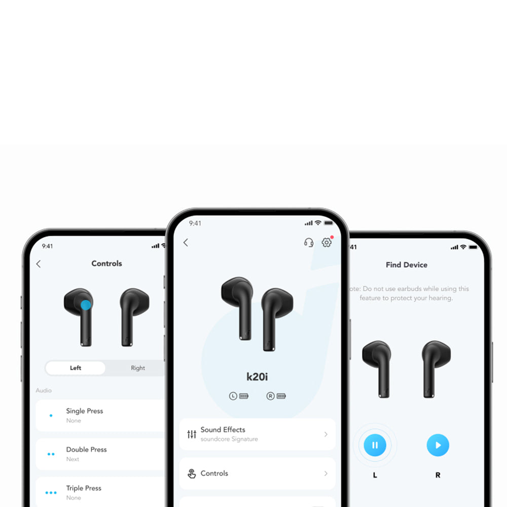 Handsfree Bluetooth Anker SoundCore K20i, TWS, Bleu A3994G31