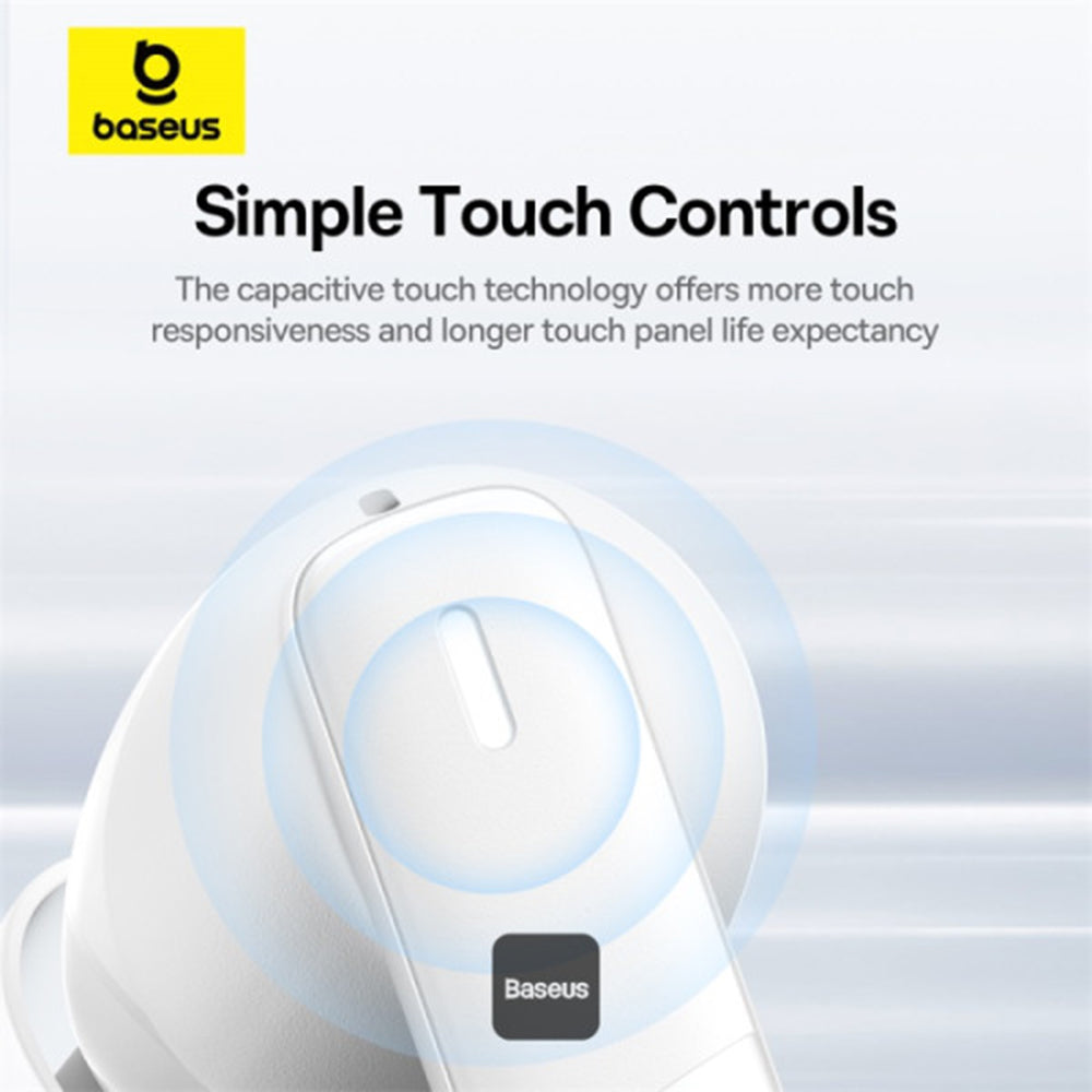 Handsfree Bluetooth Baseus Bowie E20, TWS, Blanc A00069700223-00