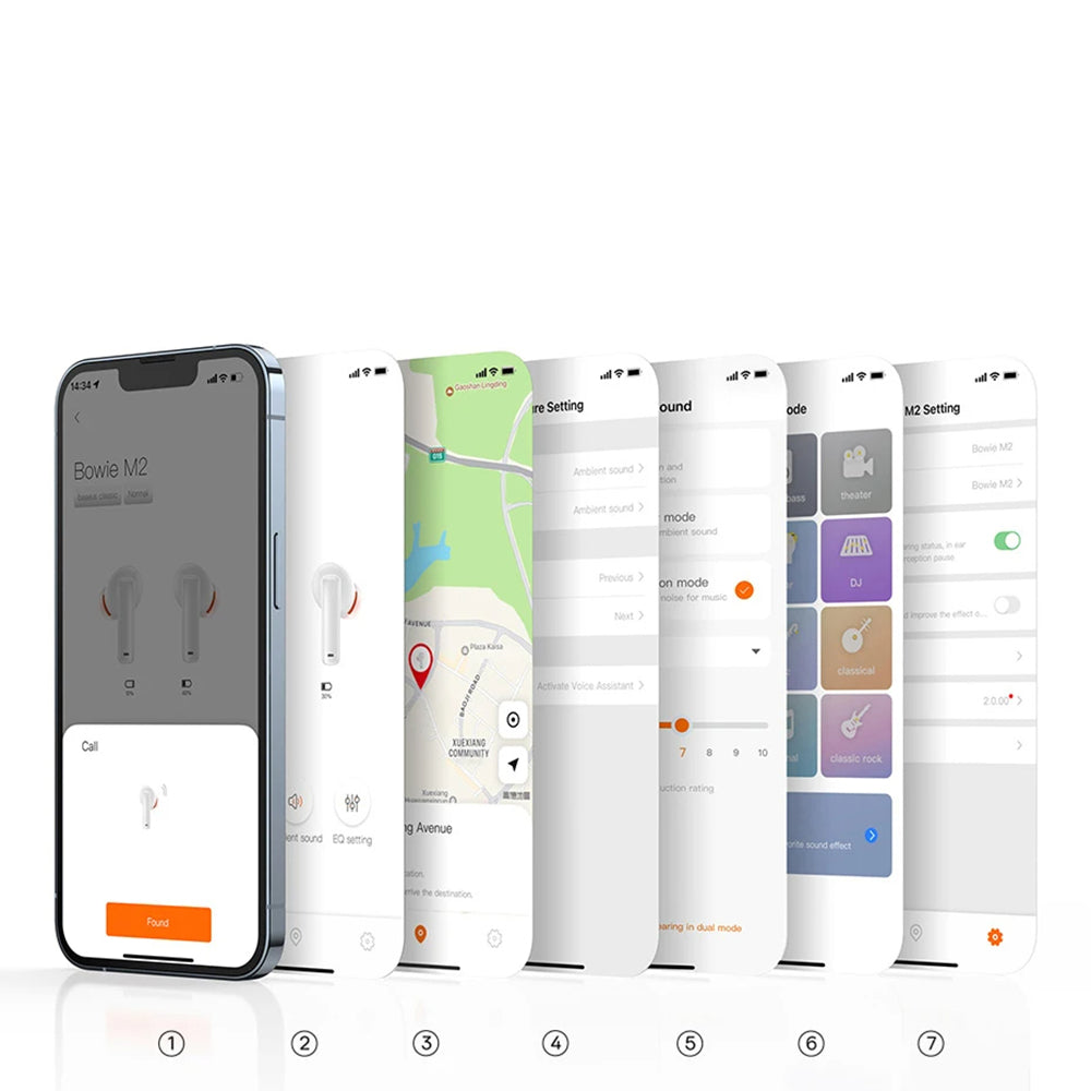 Kit mains libres Bluetooth Baseus Bowie M2, TWS, Blanc A00024000221-Z1