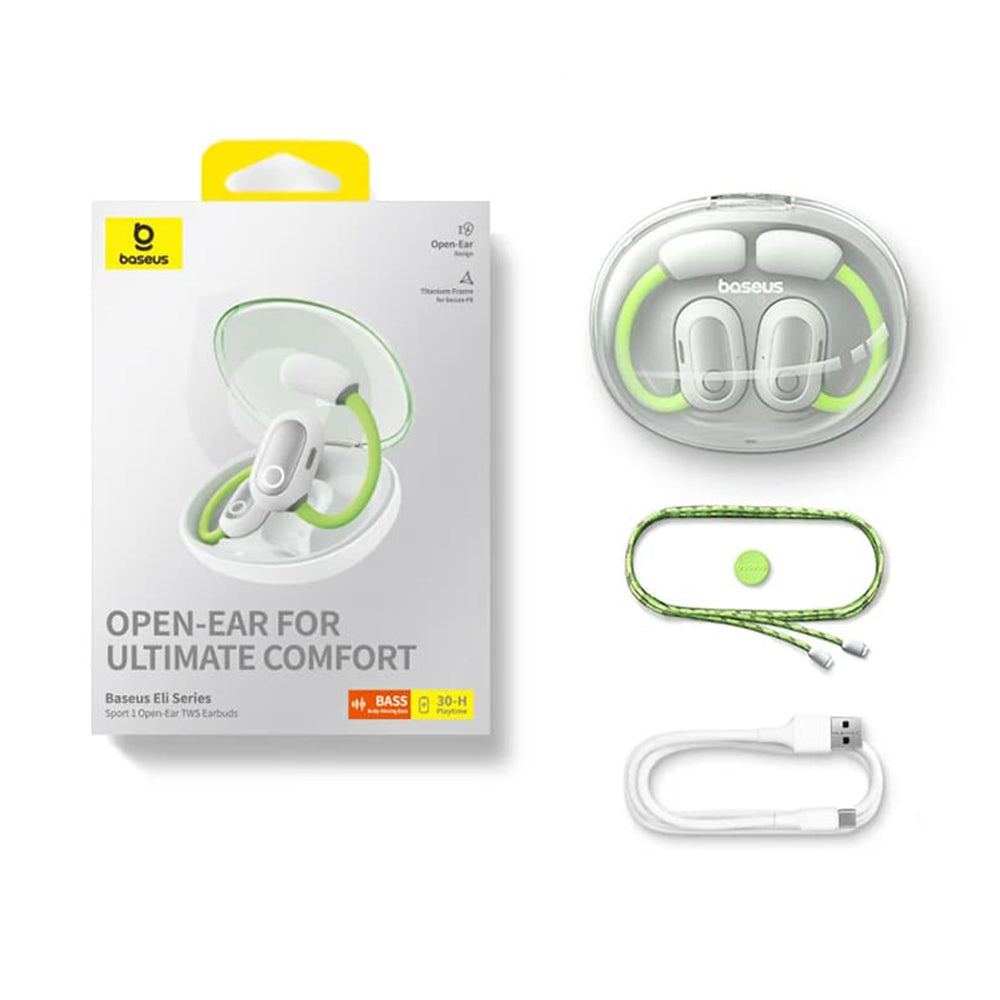 Handsfree Bluetooth Baseus PM20A, TWS, Vert A00064400641-00
