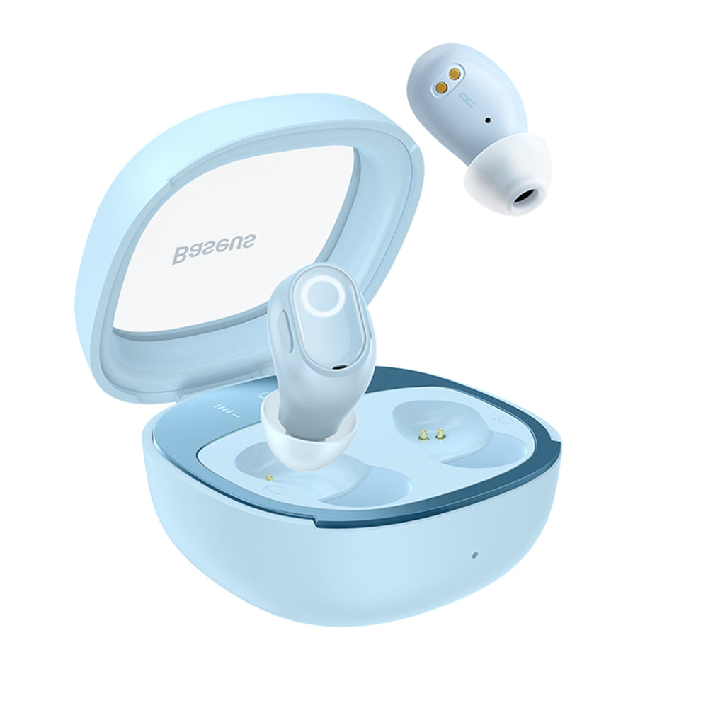 Handsfree Bluetooth Baseus WM02+, TWS, Bleu NGTW370303