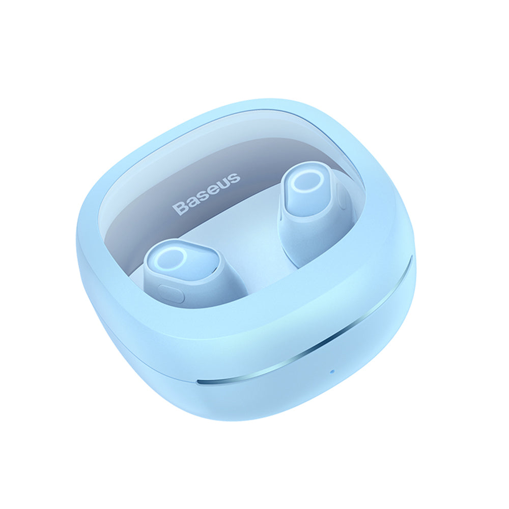 Handsfree Bluetooth Baseus WM02+, TWS, Bleu NGTW370303