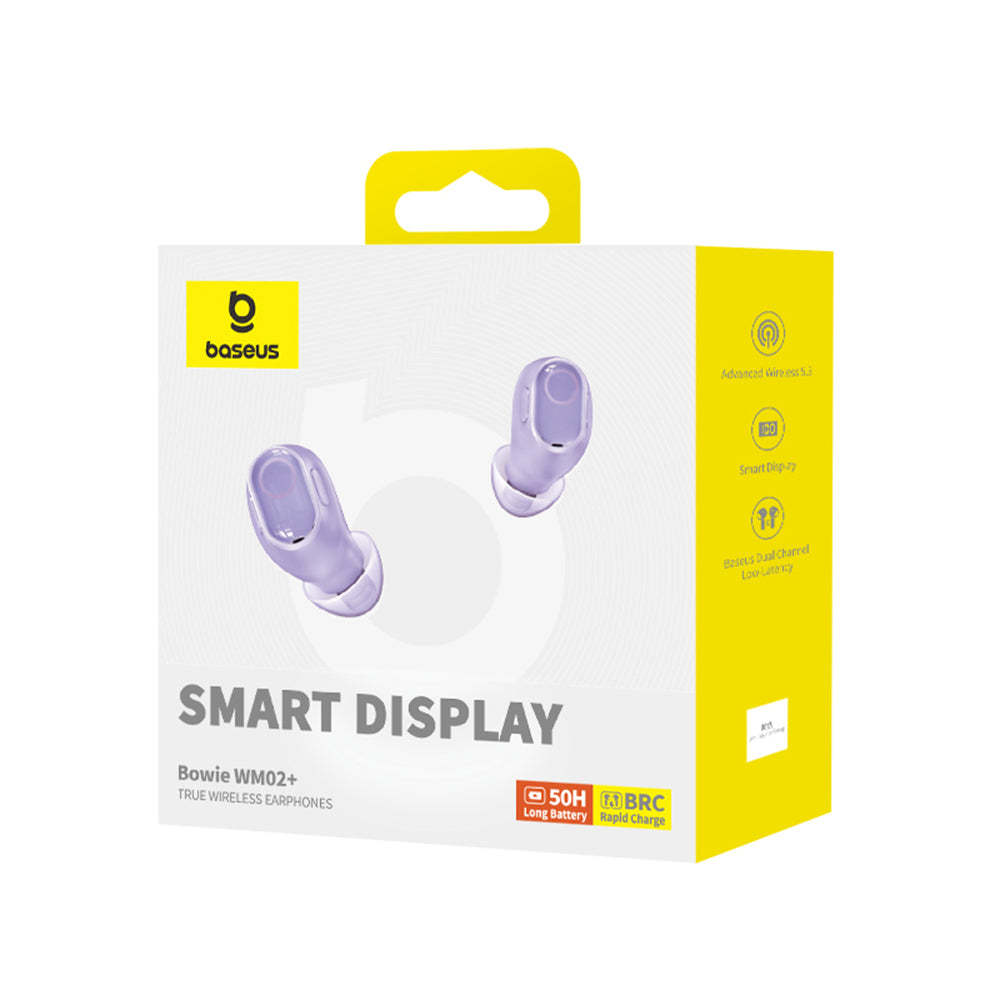 Handsfree Bluetooth Baseus WM02+, TWS, Violet NGTW370305