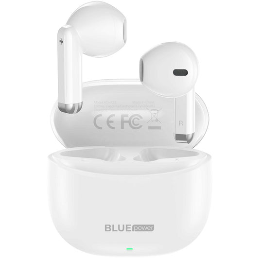 Écouteurs Bluetooth Blue Power BPX33, TWS, Blanc