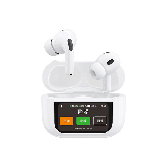 Kit mains libres Bluetooth Dudao U19 Display, TWS, Blanc, Reconditionné