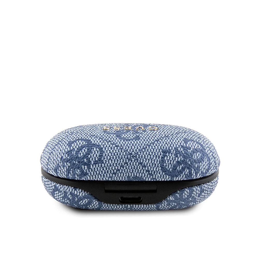 Handsfree Bluetooth Guess 4G Métal, TWS, Bleu