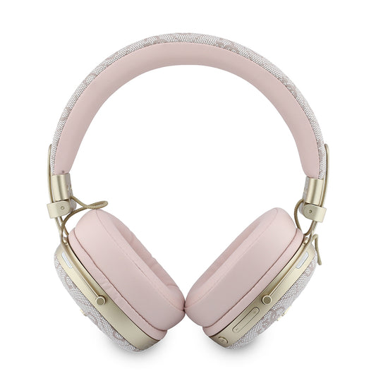 Handsfree Bluetooth Guess Metal 4G Script Logo, A2DP, Pink