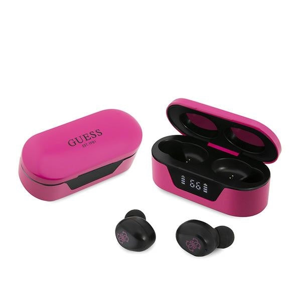 Kit mains libres Bluetooth Guess, TWS, Magenta