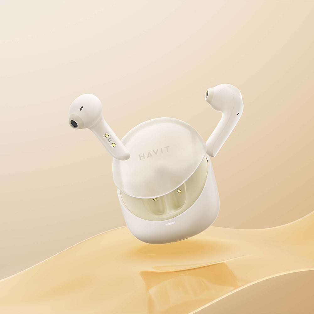 Kit mains libres Bluetooth HAVIT Modern Buds TW974, TWS, Beige