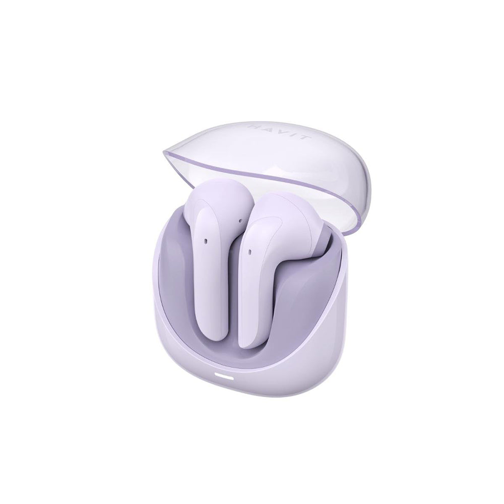 Écouteurs Bluetooth mains libres HAVIT Modern Buds TW974, TWS, Violet