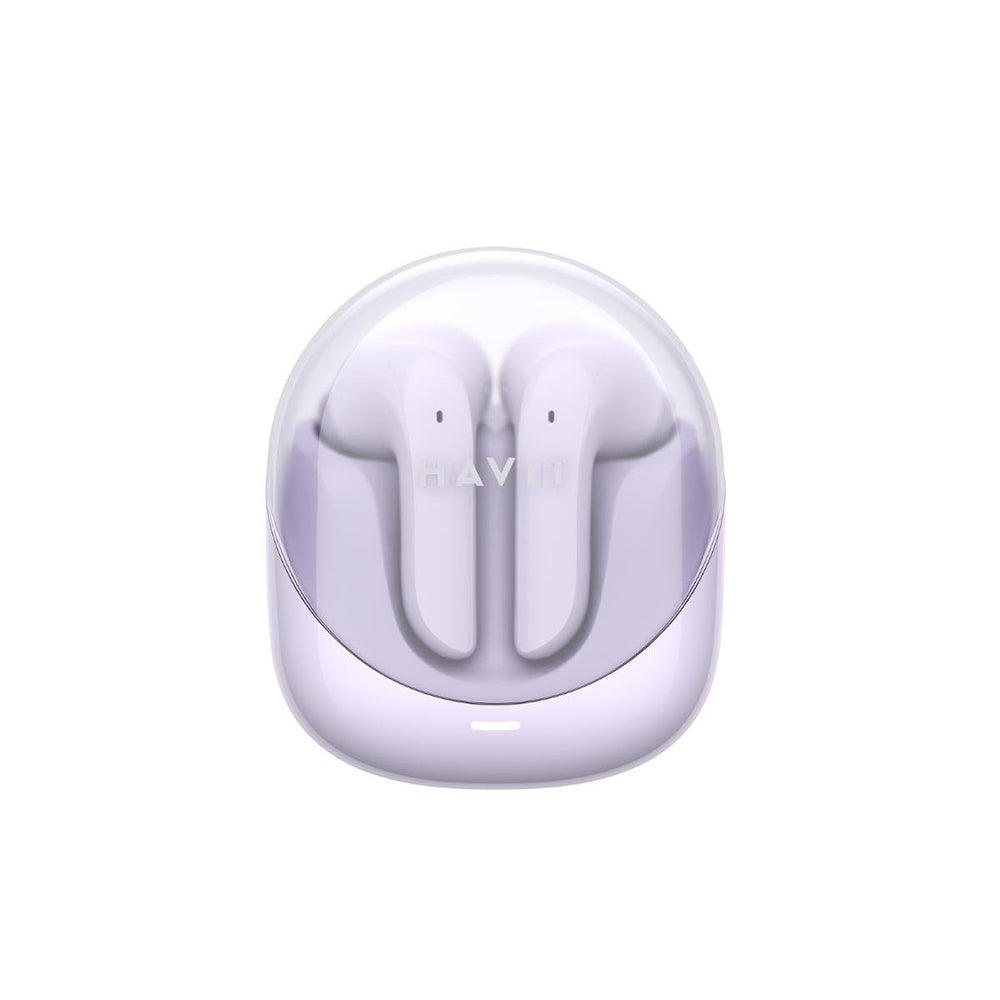 Écouteurs Bluetooth mains libres HAVIT Modern Buds TW974, TWS, Violet