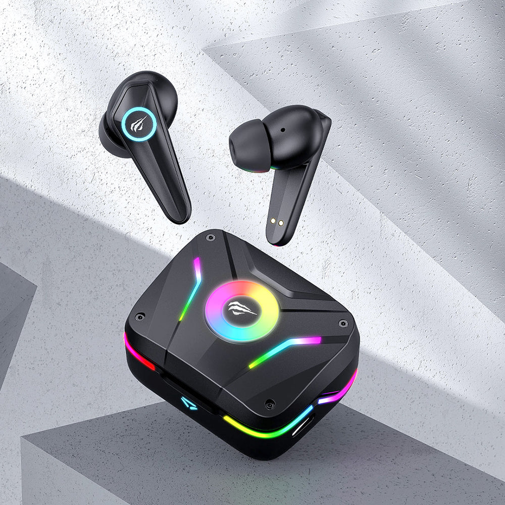 Kit mains libres Bluetooth HAVIT TW952 PRO RGB, TWS, Noir