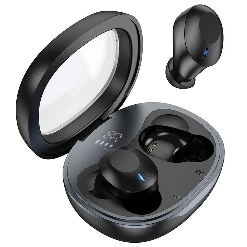 Kit mains libres Bluetooth HOCO EQ3, TWS, Noir