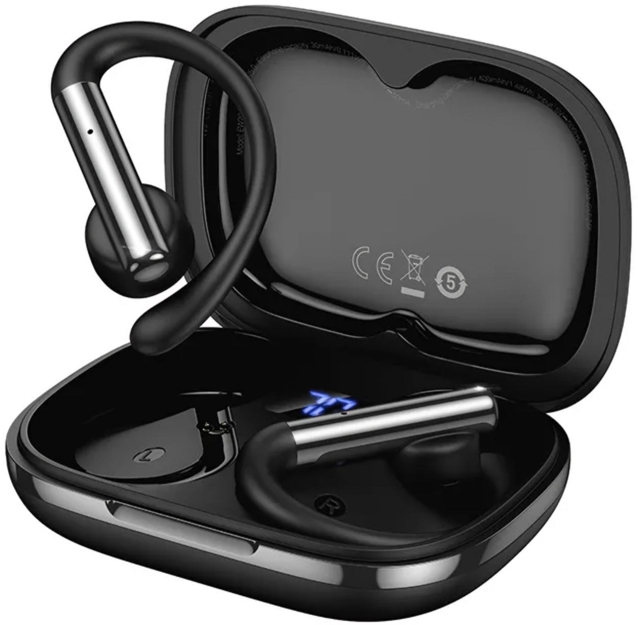 Kit mains libres Bluetooth HOCO EW206, TWS, Noir