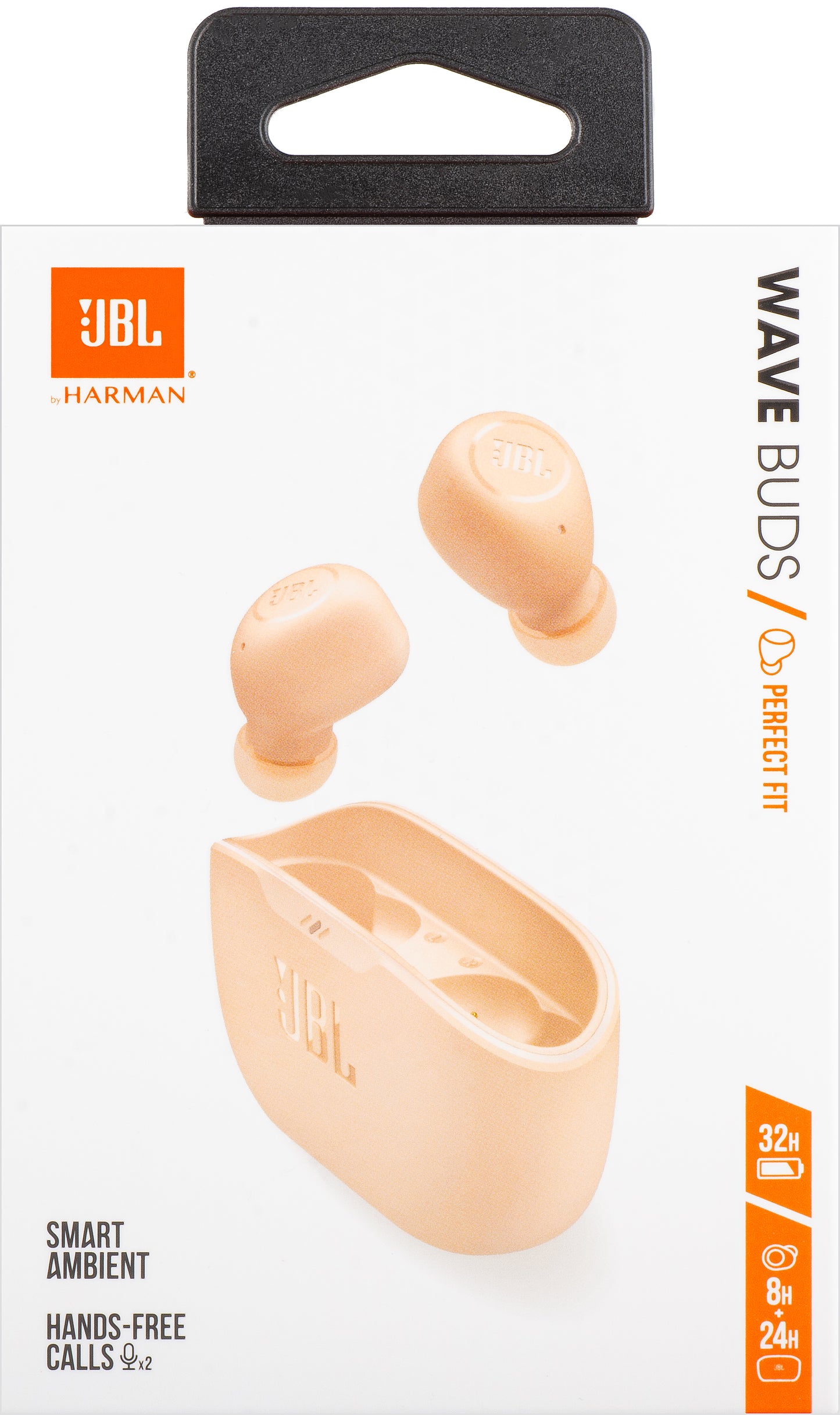 Handsfree Bluetooth JBL Wave Buds, TWS, Beige, Resealed JBLWBUDSBEG