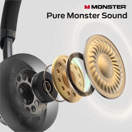 Kit mains libres Bluetooth Monster N-tune mini 02, A2DP, ANC, Noir