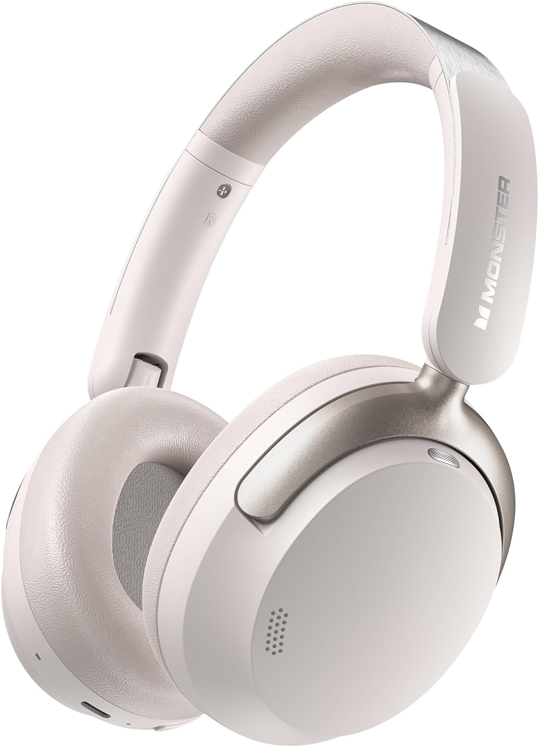 Kit mains libres Bluetooth Monster Persona 3rd, MultiPoint, A2DP, ANC, Blanc