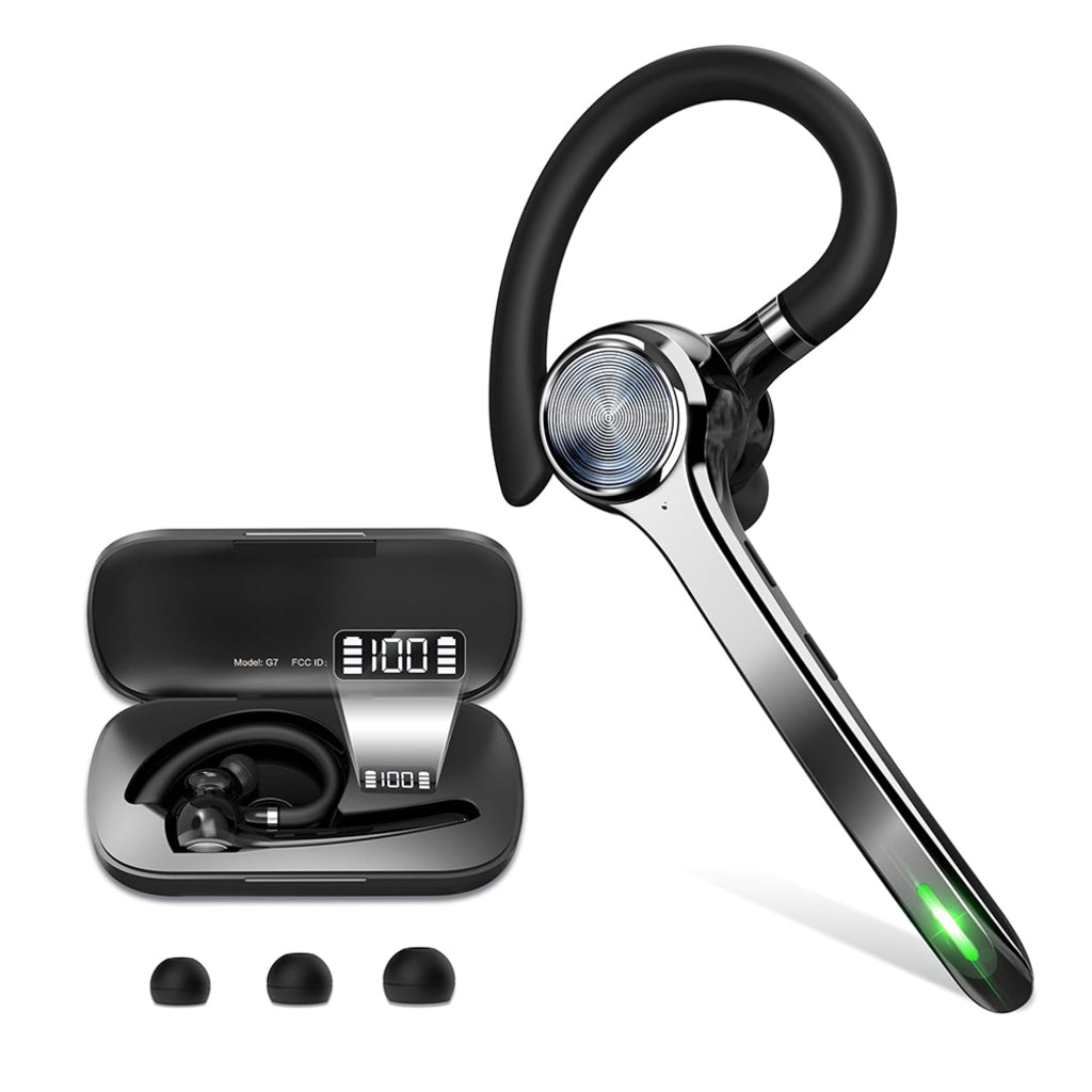Kit mains libres Bluetooth Techsuit NeXound G7, MultiPoint, A2DP, Noir
