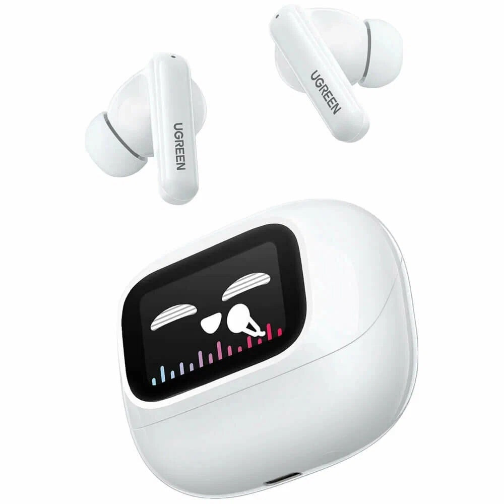Kit mains libres Bluetooth UGREEN HiTune T6 Magic WS211, TWS, ANC, MultiPoint, Blanc