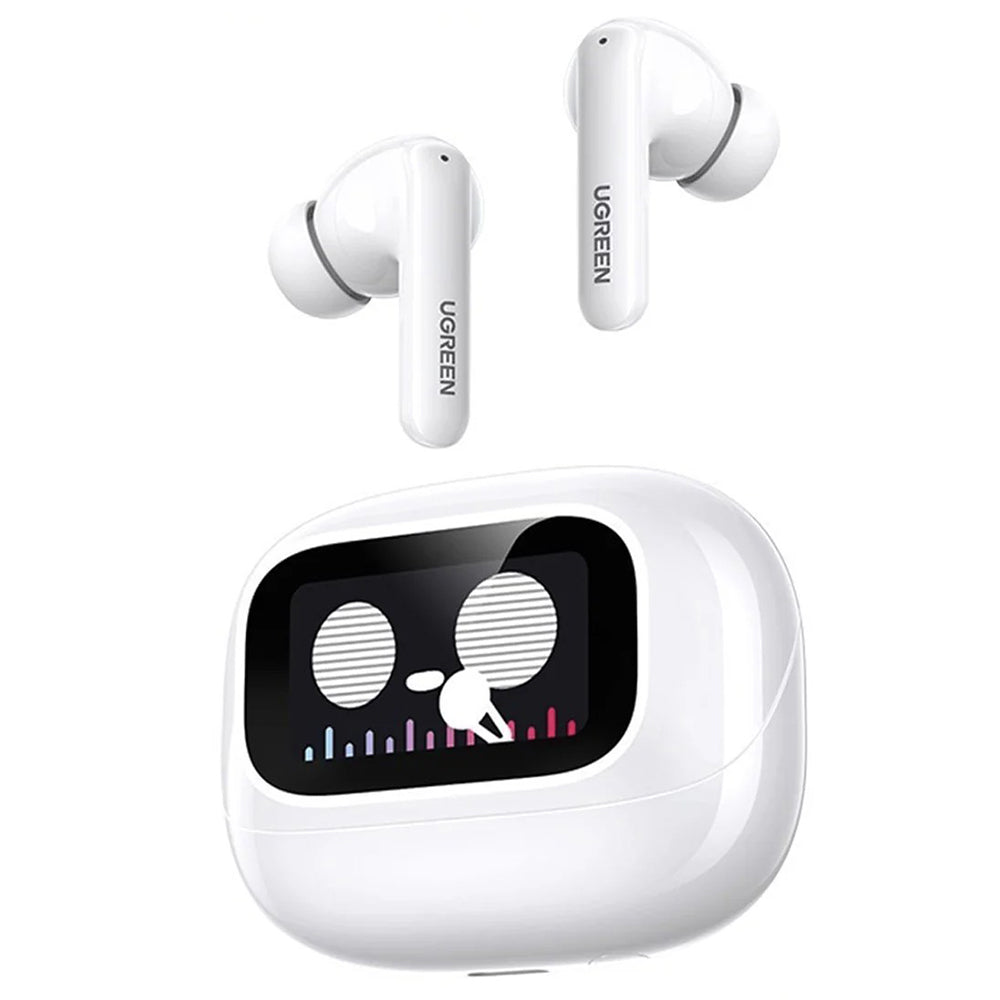Kit mains libres Bluetooth UGREEN HiTune T6 Magic WS211, TWS, ANC, MultiPoint, Blanc