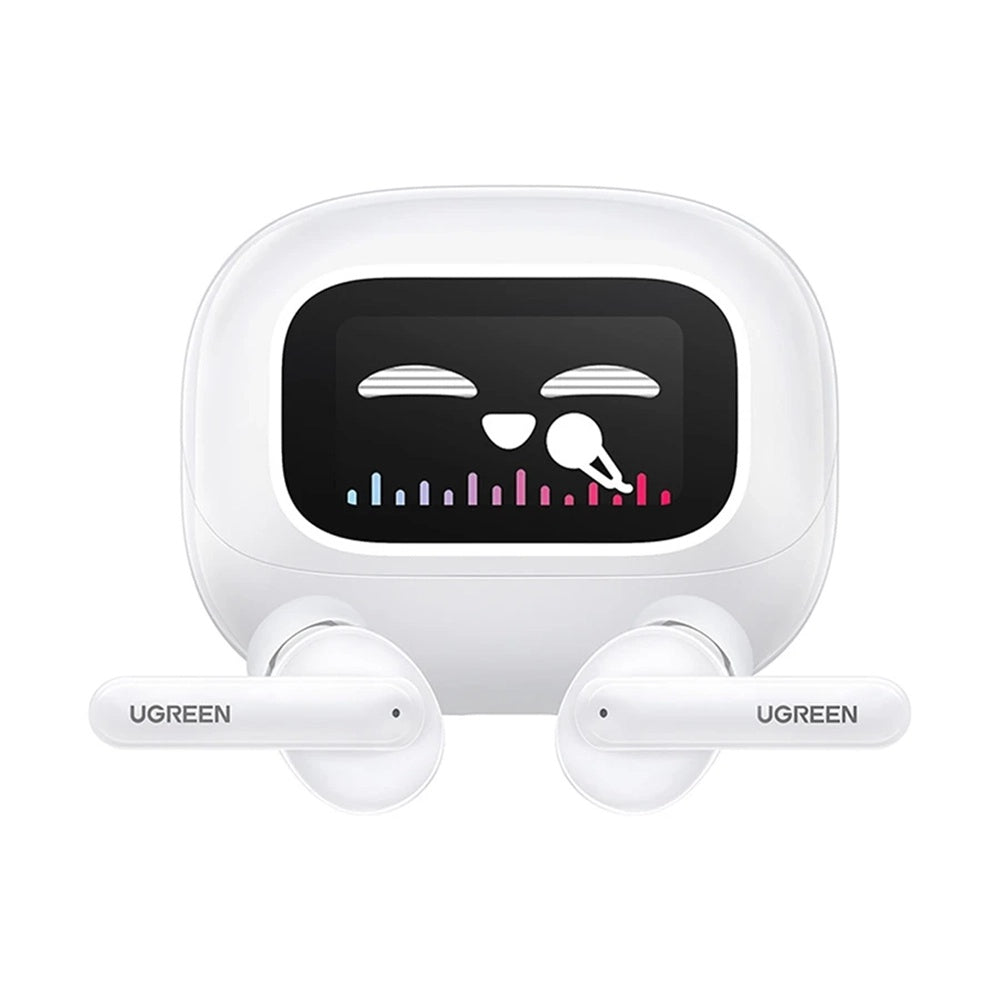 Kit mains libres Bluetooth UGREEN HiTune T6 Magic WS211, TWS, ANC, MultiPoint, Blanc