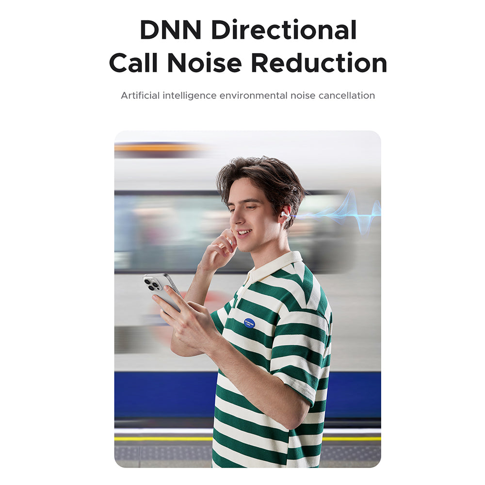 Kit mains libres Bluetooth UGREEN S6 ClipBuds Magic WS208, TWS, Blanc