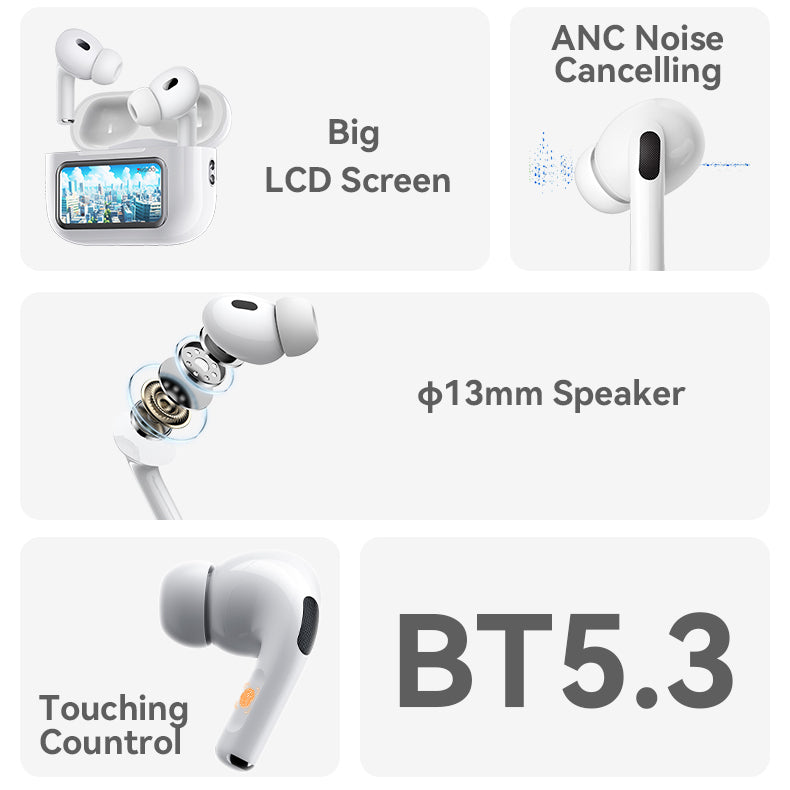 Kit mains libres Bluetooth Yesido TWS29, TWS, Blanc