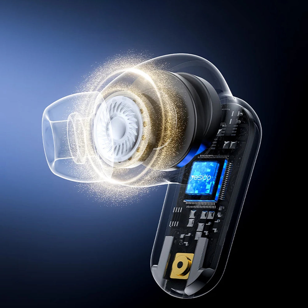 Kit mains libres Bluetooth Yesido TWS38, TWS, Blanc
