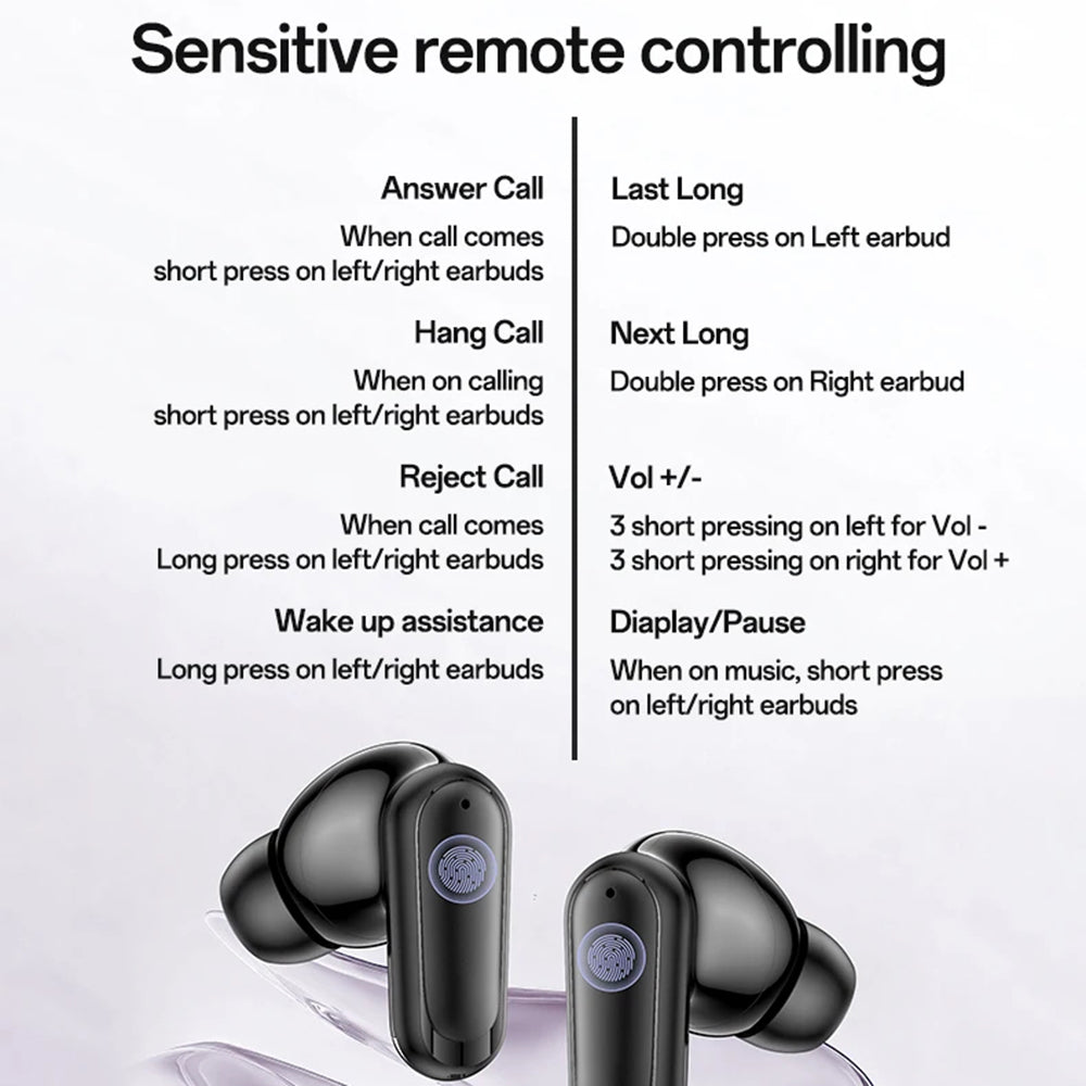 Kit mains libres Bluetooth Yesido TWS38, TWS, Noir