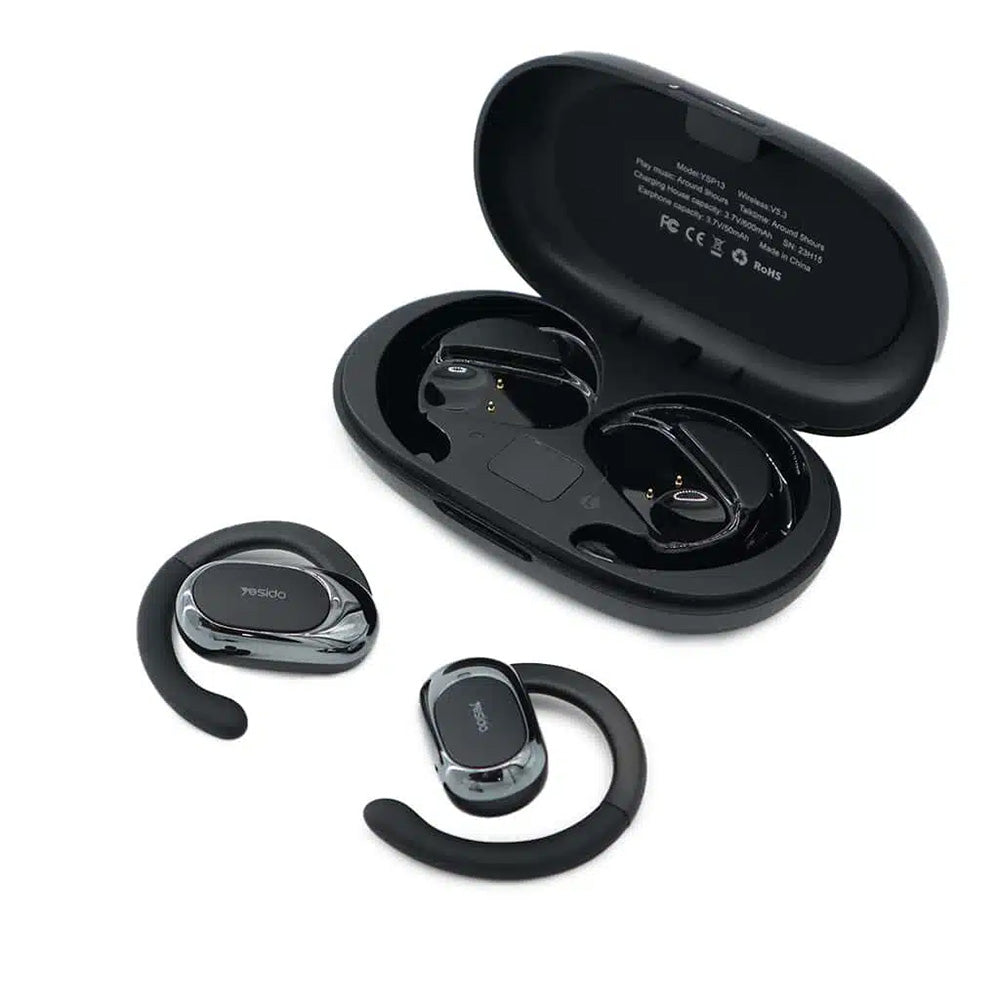 Kit mains libres Bluetooth Yesido YSP13, TWS, Noir