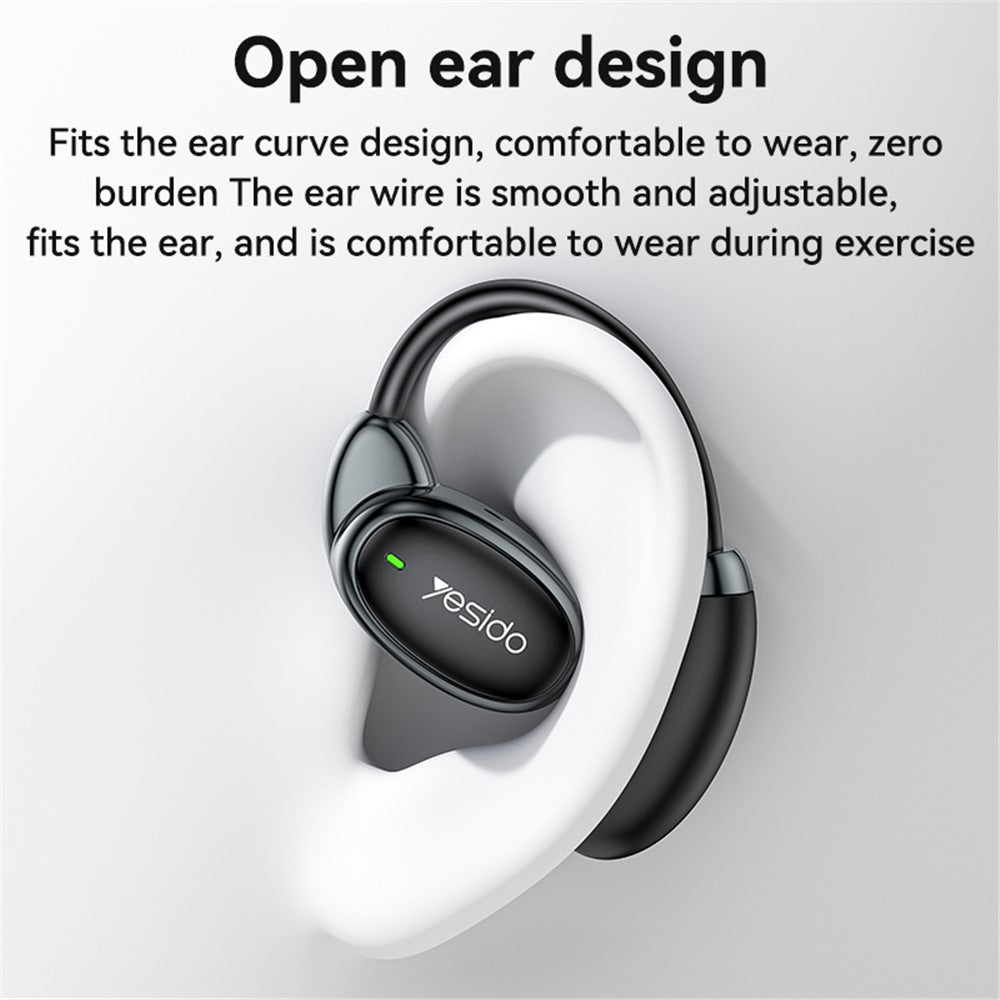 Kit mains libres Bluetooth Yesido YSP19 BL, TWS, Noir