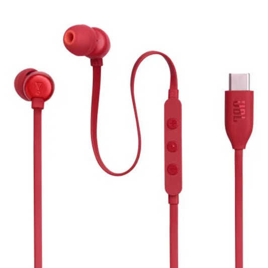 Écouteurs mains libres USB-C JBL Tune 310C, Rouge JBLT310CRED