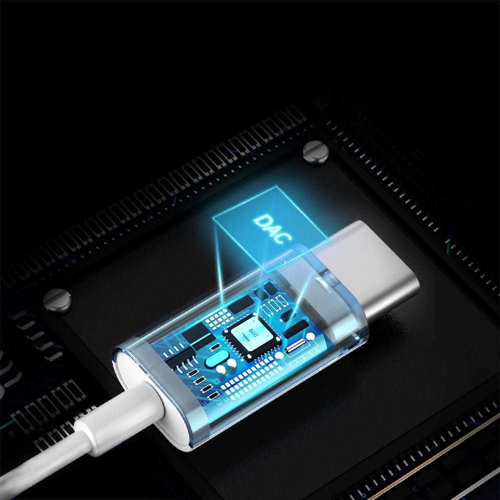 Handsfree USB-C McDodo HP-7500, Blanc