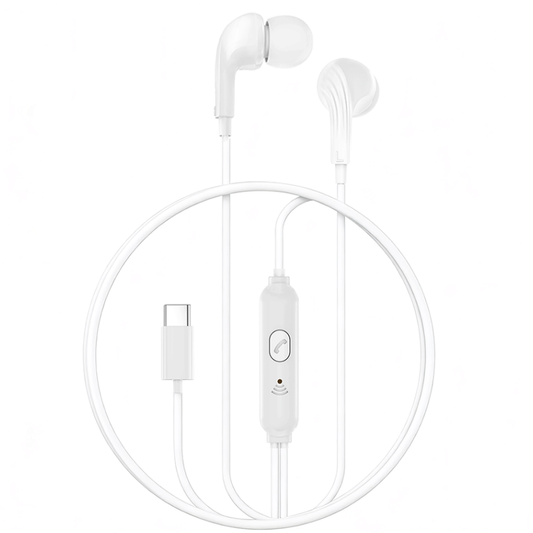 Casque mains libres USB-C XO Design EP82, Blanc