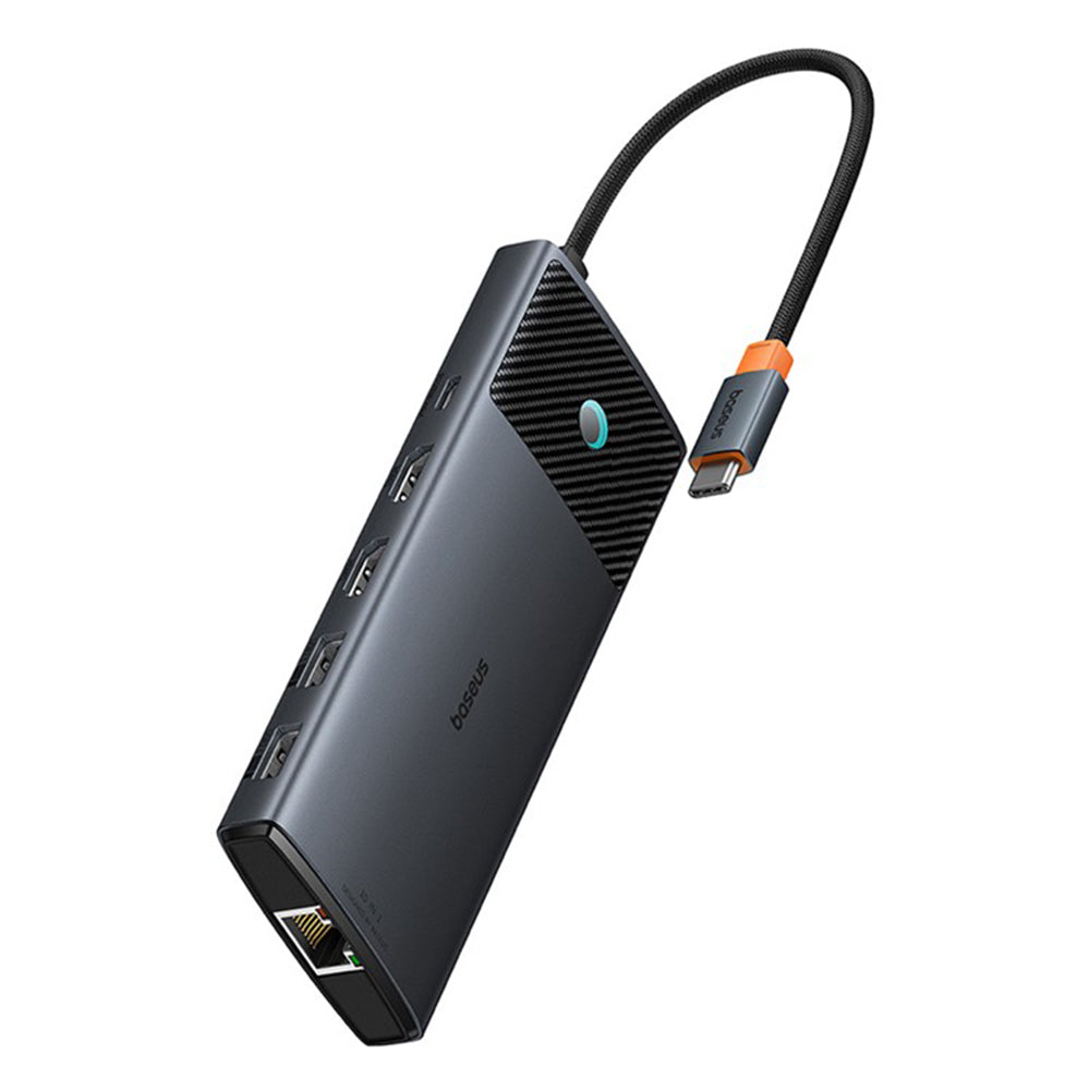 Baseus Gleam II USB-C Hub, 10in1, Black B0114200