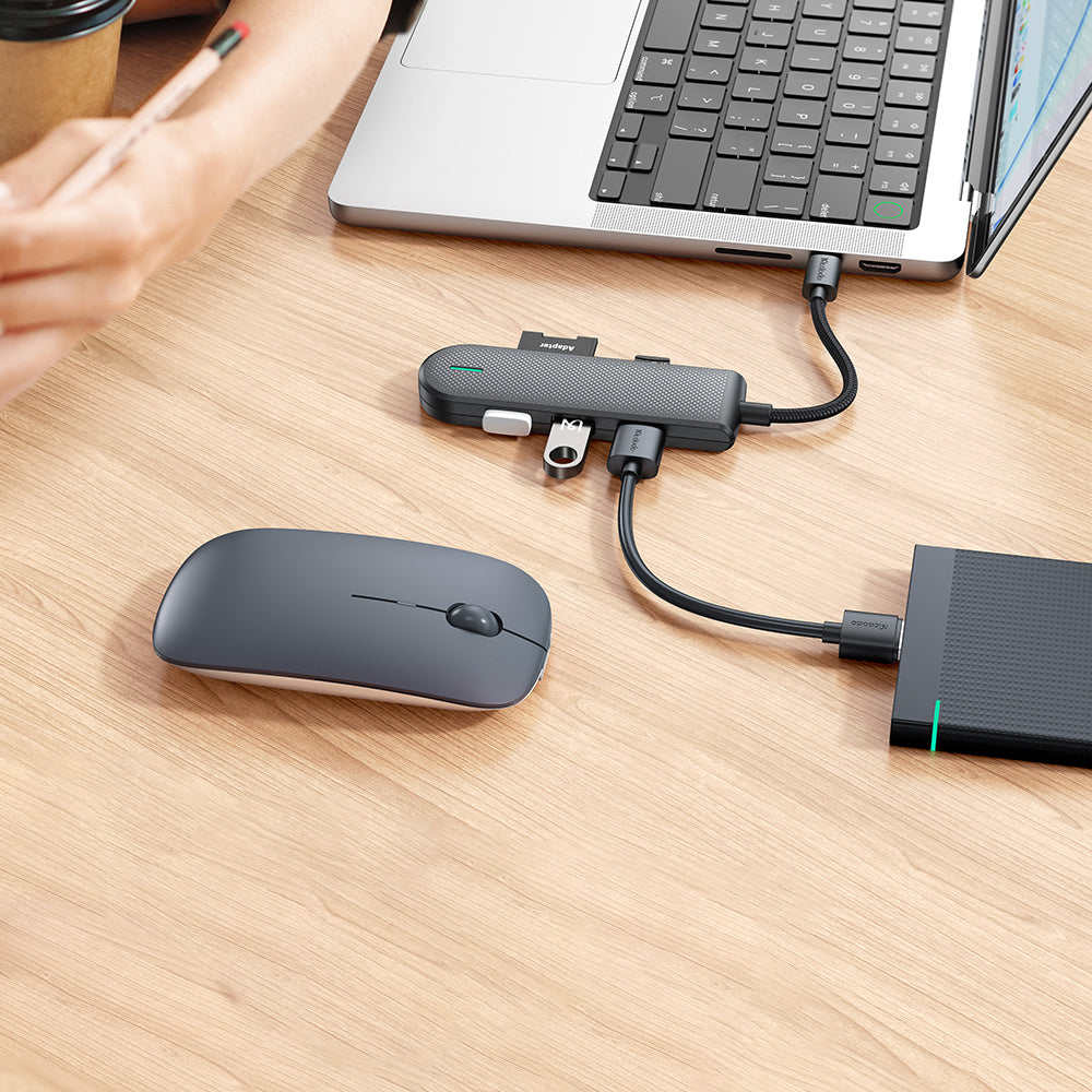 Hub USB-C McDodo HU-1430 Star, 5en1, Noir