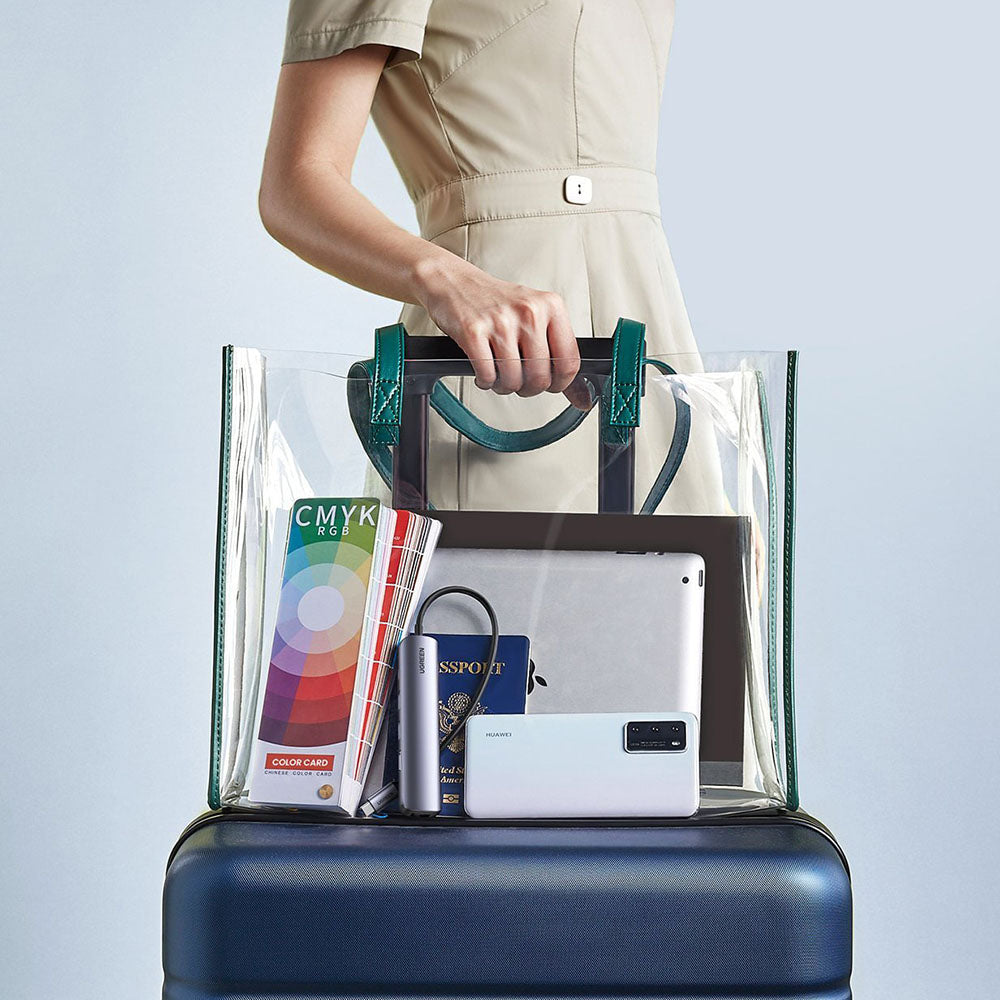 Hub USB-C UGREEN CM418 (10919), 2 x USB-A 3.0 - 1 x USB-C - 1 x HDMI - 1 x RJ45, Gris