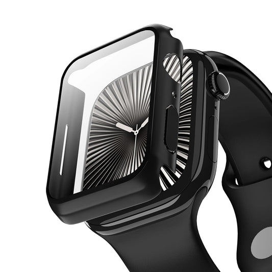 Coque Anank Screen Guard pour Apple Watch Series 7 45mm, Noire