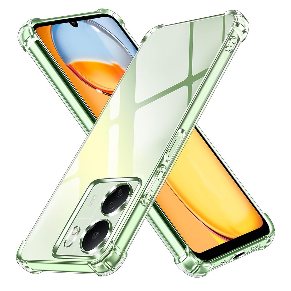 Coque de protection pour caméra pour Xiaomi Poco C65 / Redmi 13C, Techsuit, Antichoc Claire, Transparente
