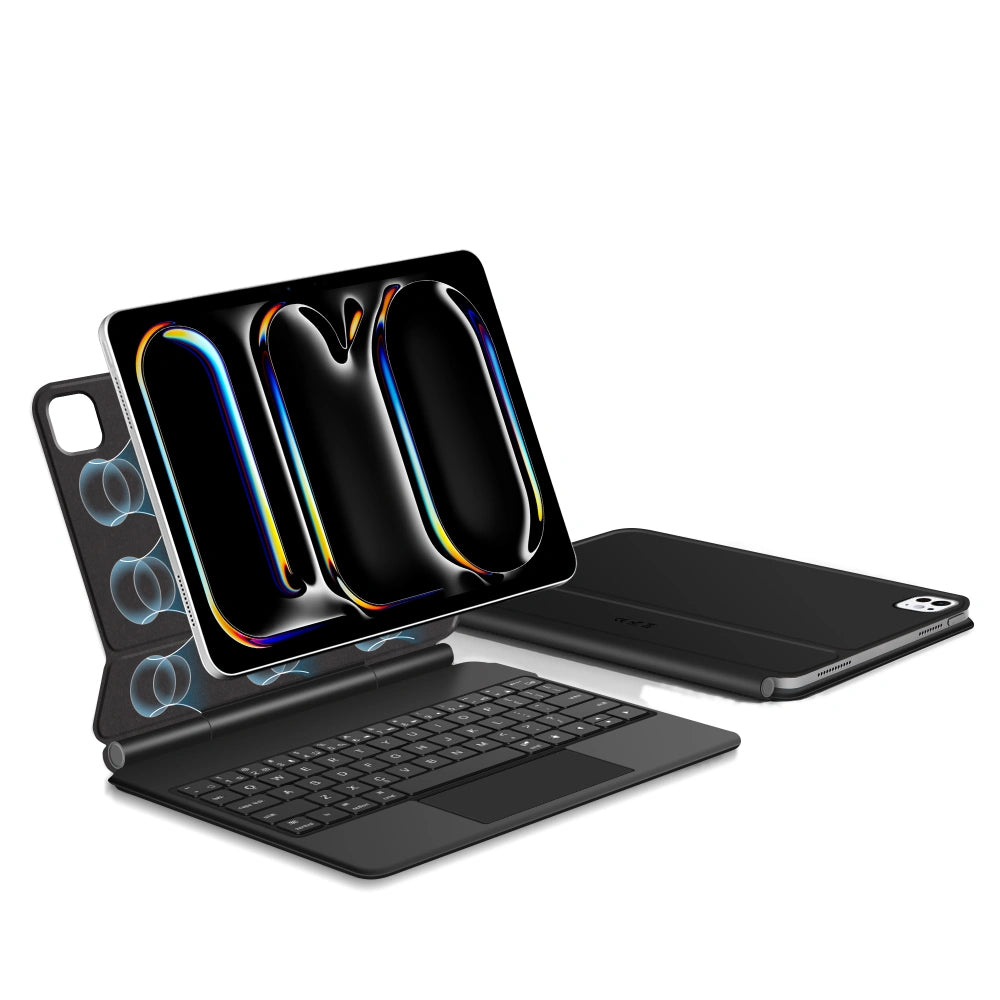 Étui avec clavier pour Apple iPad Pro 11 (2025) / (2024), Tech-Protect, SmartCase Magnétique, Noir