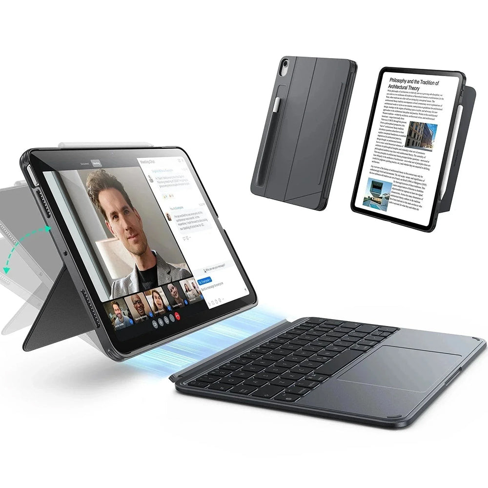Keyboard Case for Apple iPad Air 13 (2026) / Air 13 (2025) / Air 13 (2024), ESR, Shift, Gray