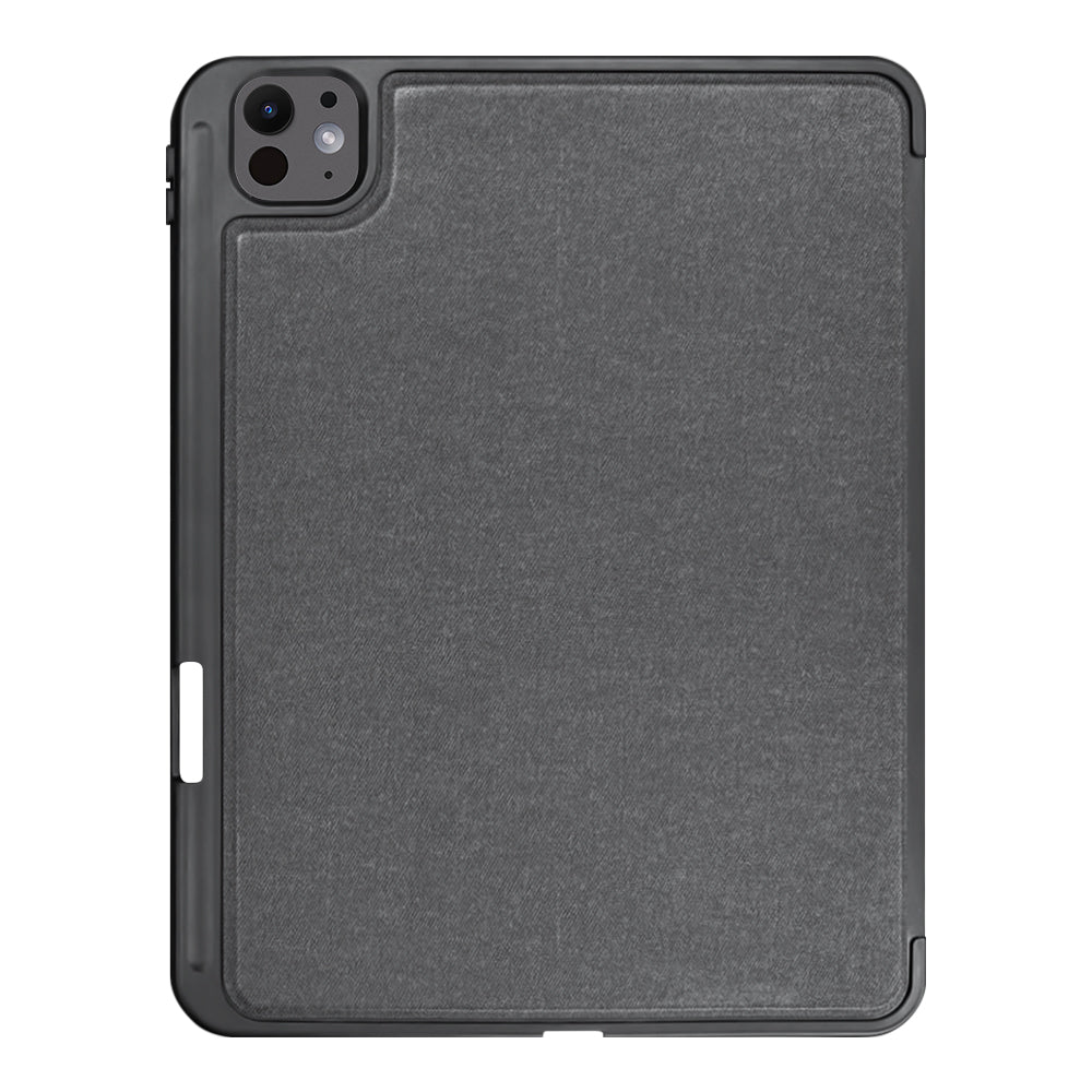 Housse avec clavier pour Apple iPad Pro 11 (2024), Techsuit, KeyTab Pro, noire