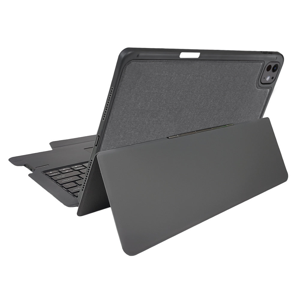 Housse avec clavier pour Apple iPad Pro 13 (2024), Techsuit, KeyTab Pro, Noire